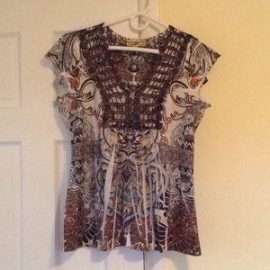 Cute top by ONE WORLD